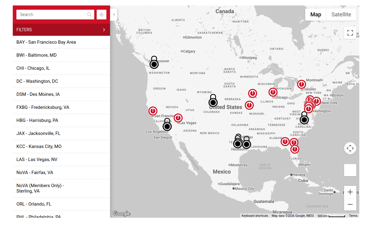 Meetup’s lockpicking page maps a growing global hobby network