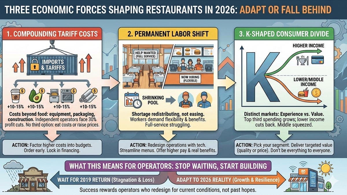 Restaurants brace for 2026 fights over fees, immigration and trade