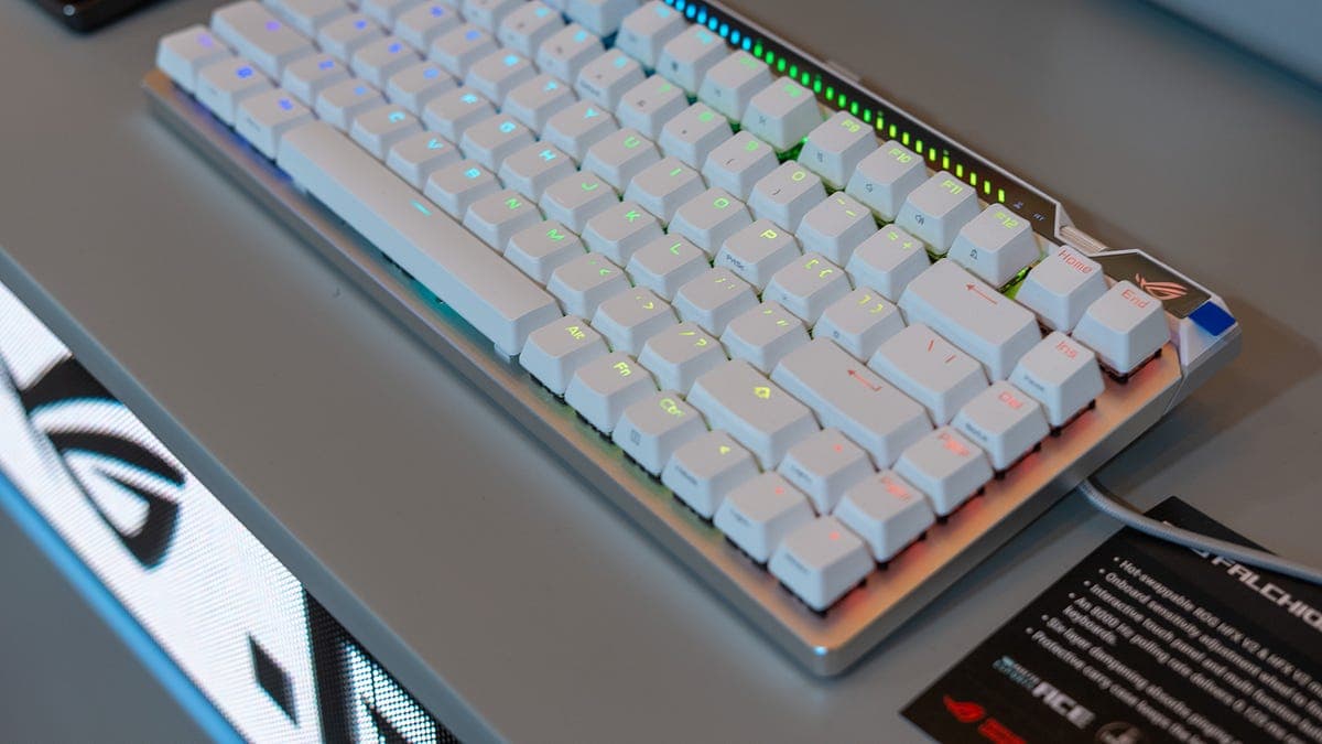 Asus ROG Falchion Ace 75 HE brings magnetic actuation to 75%