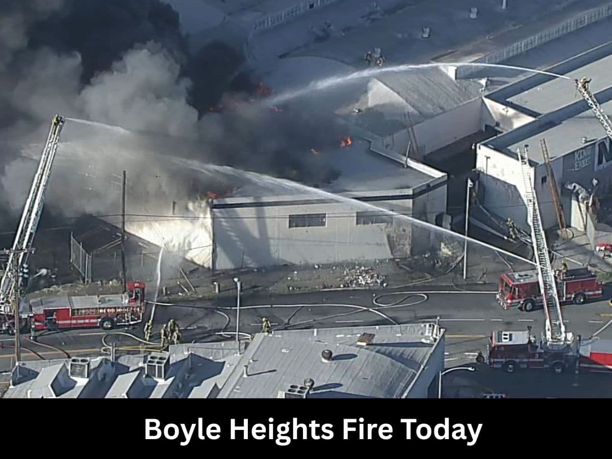 Los Angeles warehouse fire triggers shelter-in-place, ammonia leak concerns