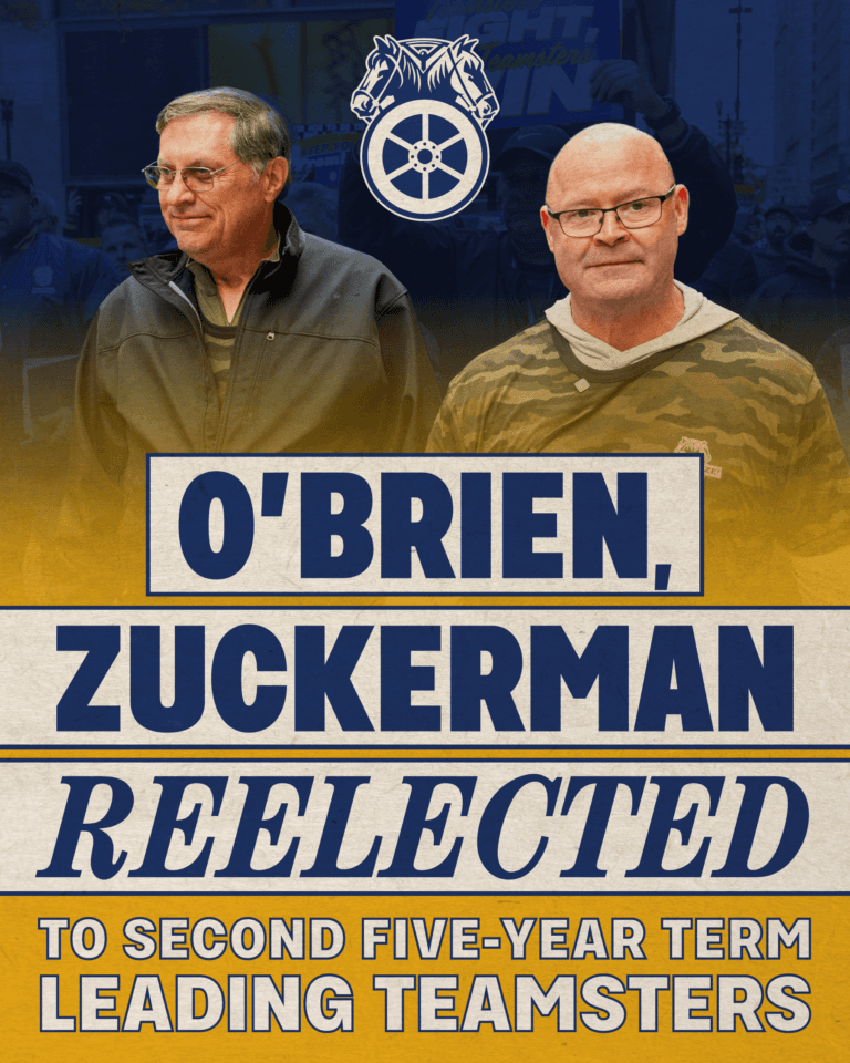 Teamsters reelect O’Brien and Zuckerman, signaling continuity for Costco workers
