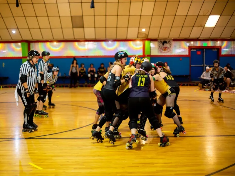 Roller derby was invented in Chicago in 1935