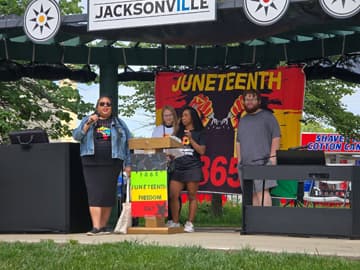 Jacksonville Juneteenth celebration draws crowds to downtown square