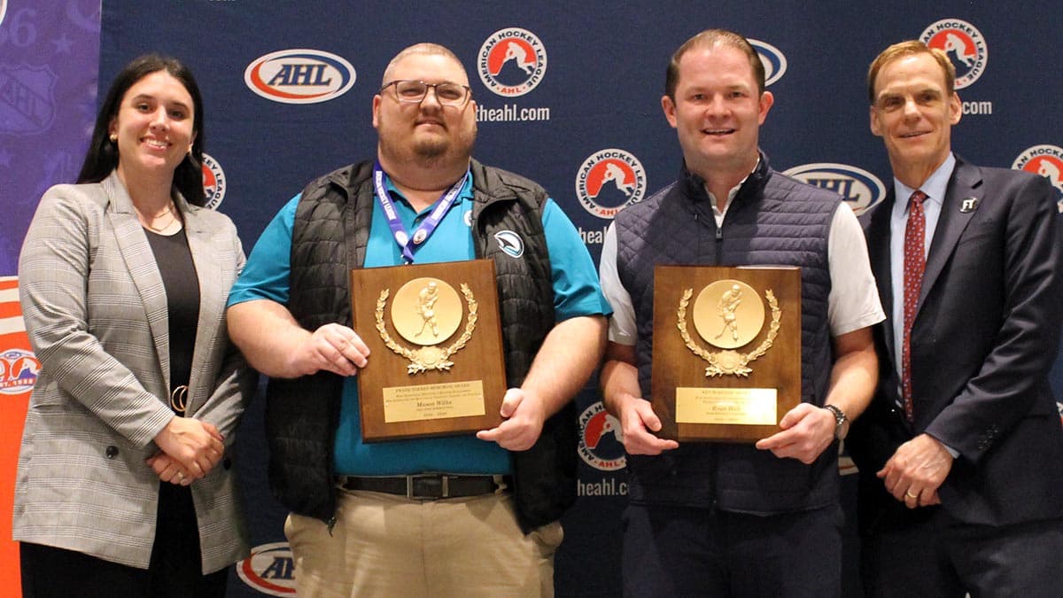 AHL honors Bakersfield and San Jose executives for business excellence