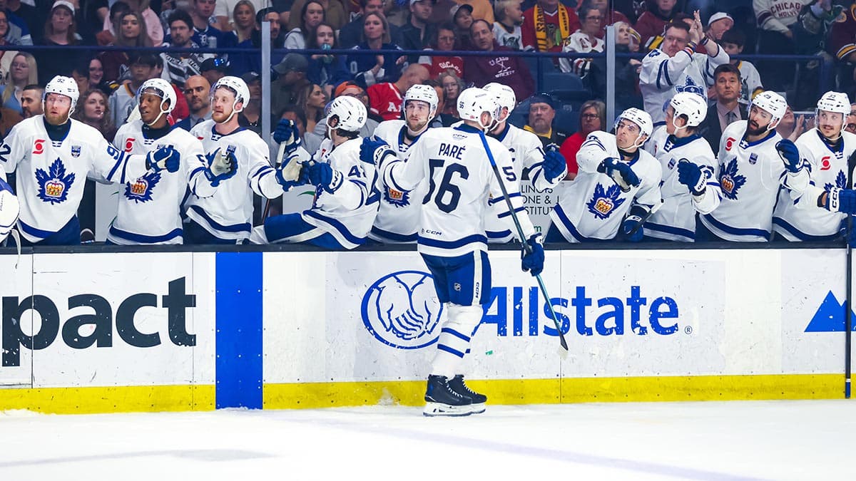 Marlies lean on playoff habits to survive Game 1 against Wolves