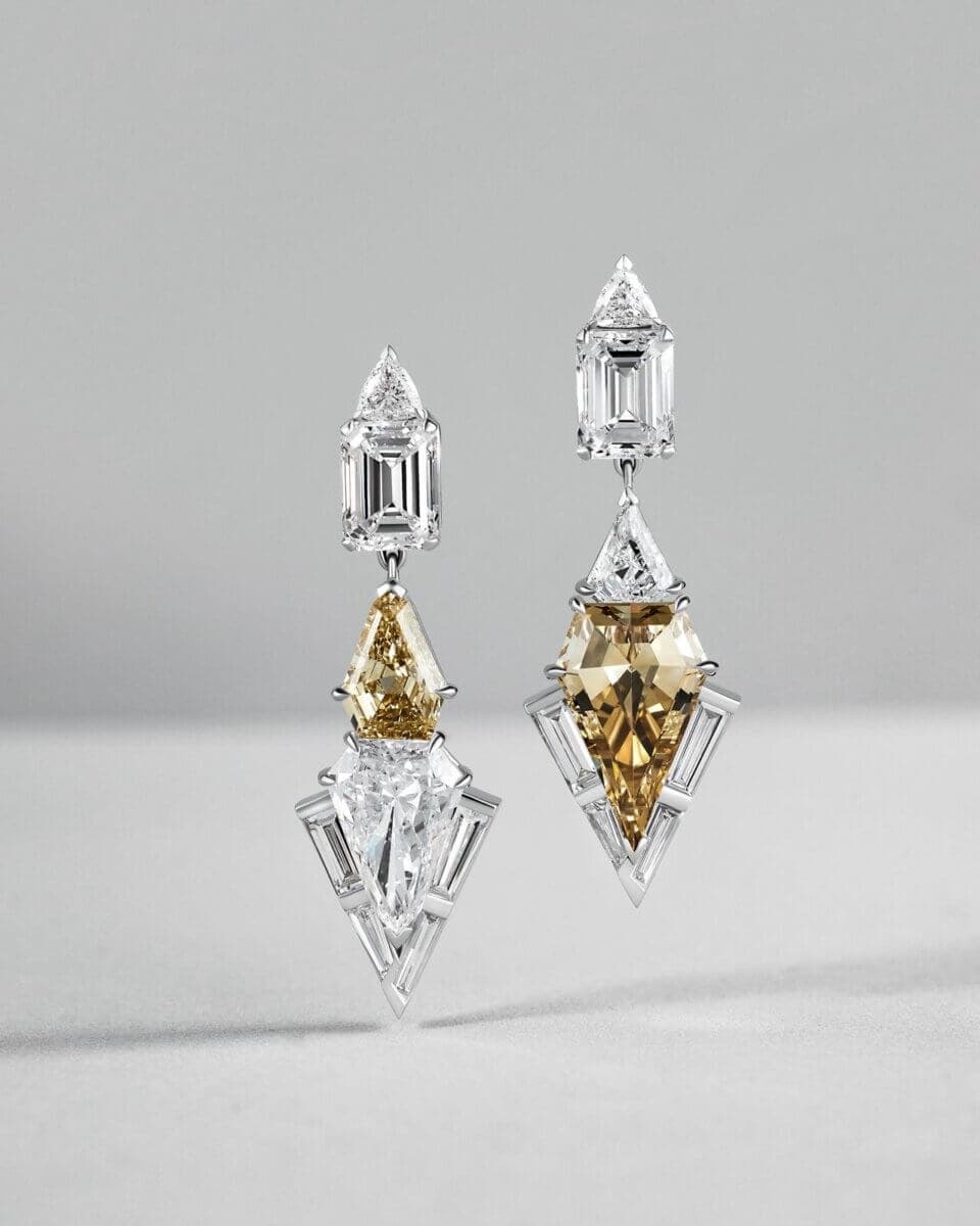 Desert diamonds turn earthy tones into a minimalist statement