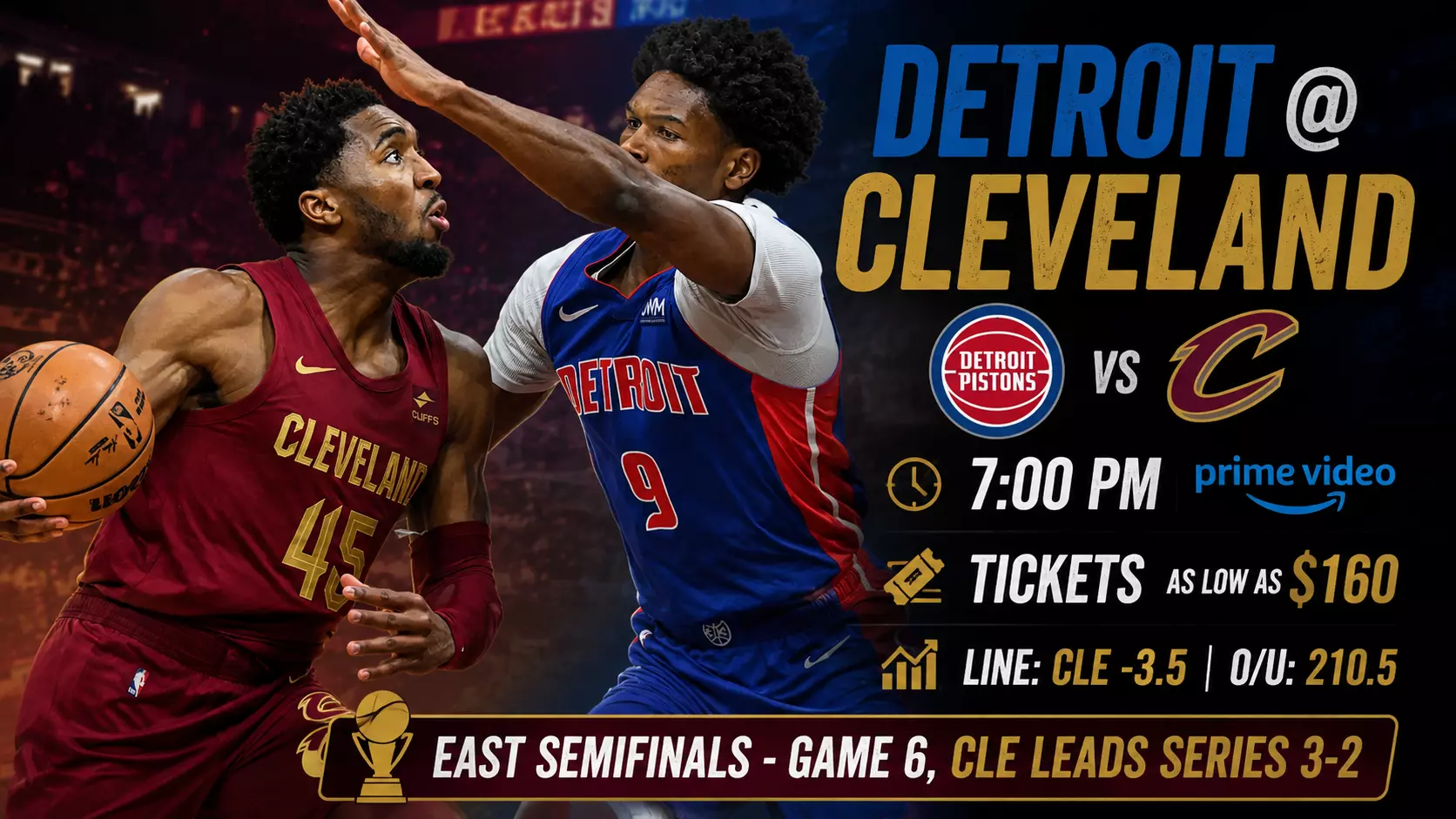 Pistons crush Cavaliers in Game 6, force decisive Game 7
