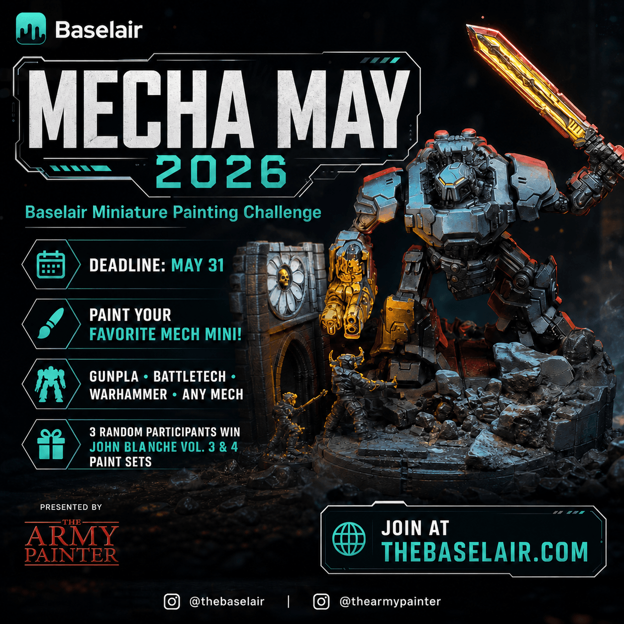 Mecha May 2026 invites miniature painters to celebrate giant robots