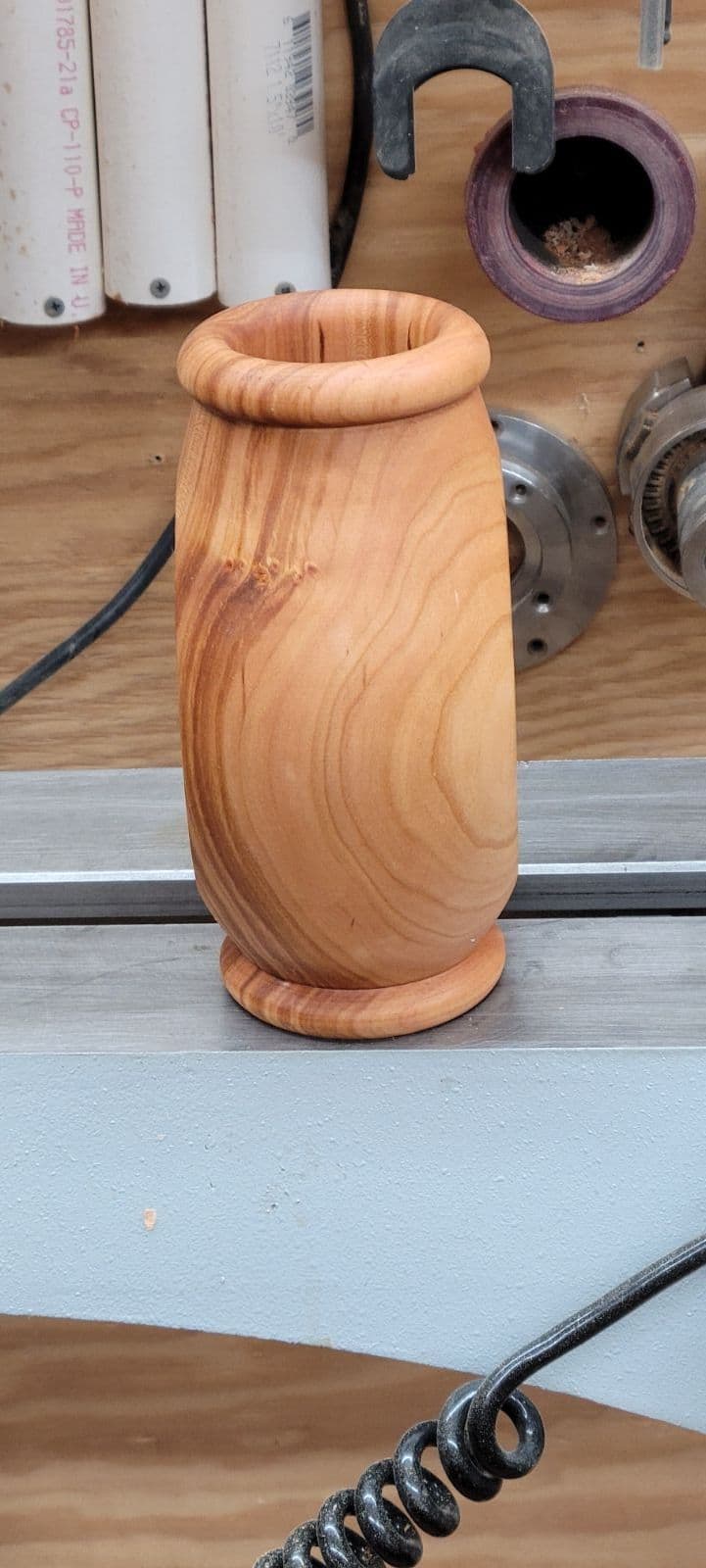 Patriot Woodworker digest highlights vases, shadow boxes and tool handles
