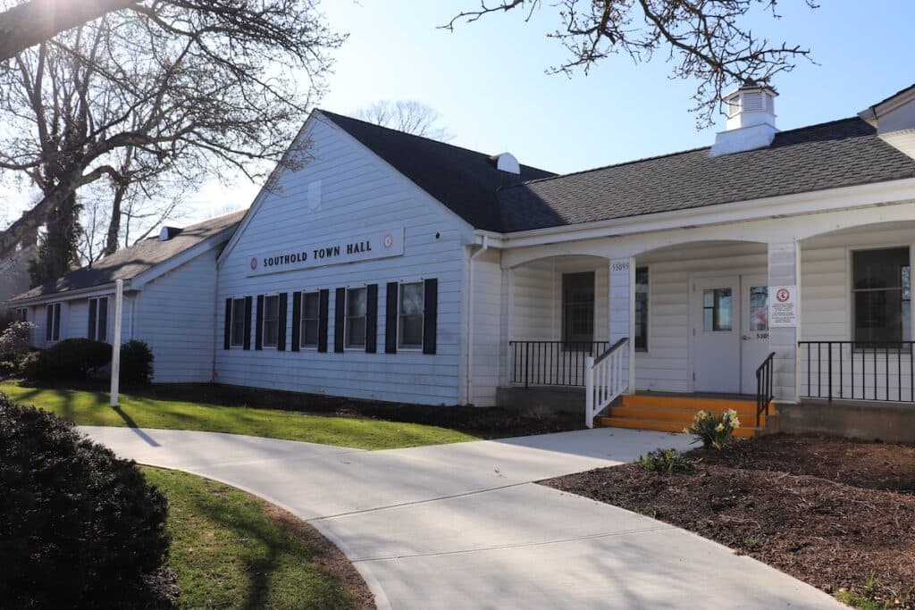 Southold Town Hall Repairs Continue After Burst Pipe; Meetings at Community Center