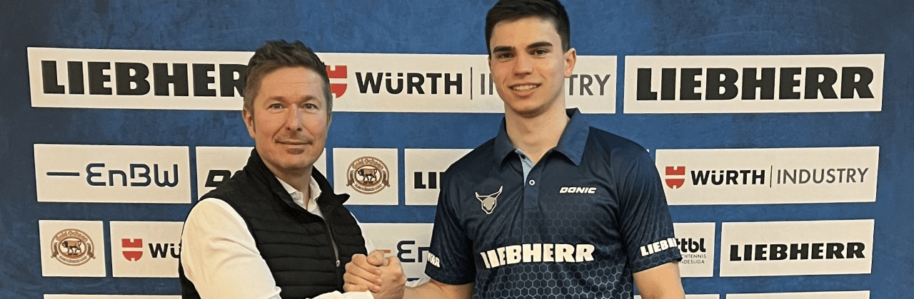 Spanish Teen Daniel Berzosa Signs With TTF Liebherr Ochsenhausen for 2026/27