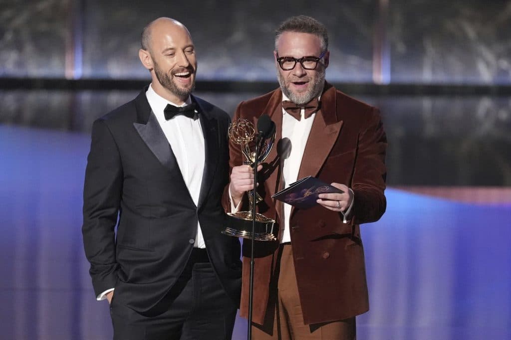Seth Rogen turns Hollywood self-satire into Emmy-winning prestige series