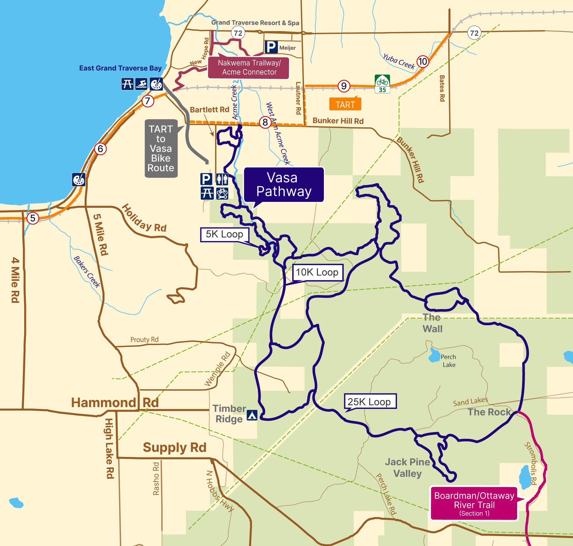 Grand Traverse County’s VASA Pathway offers year-round outdoor recreation