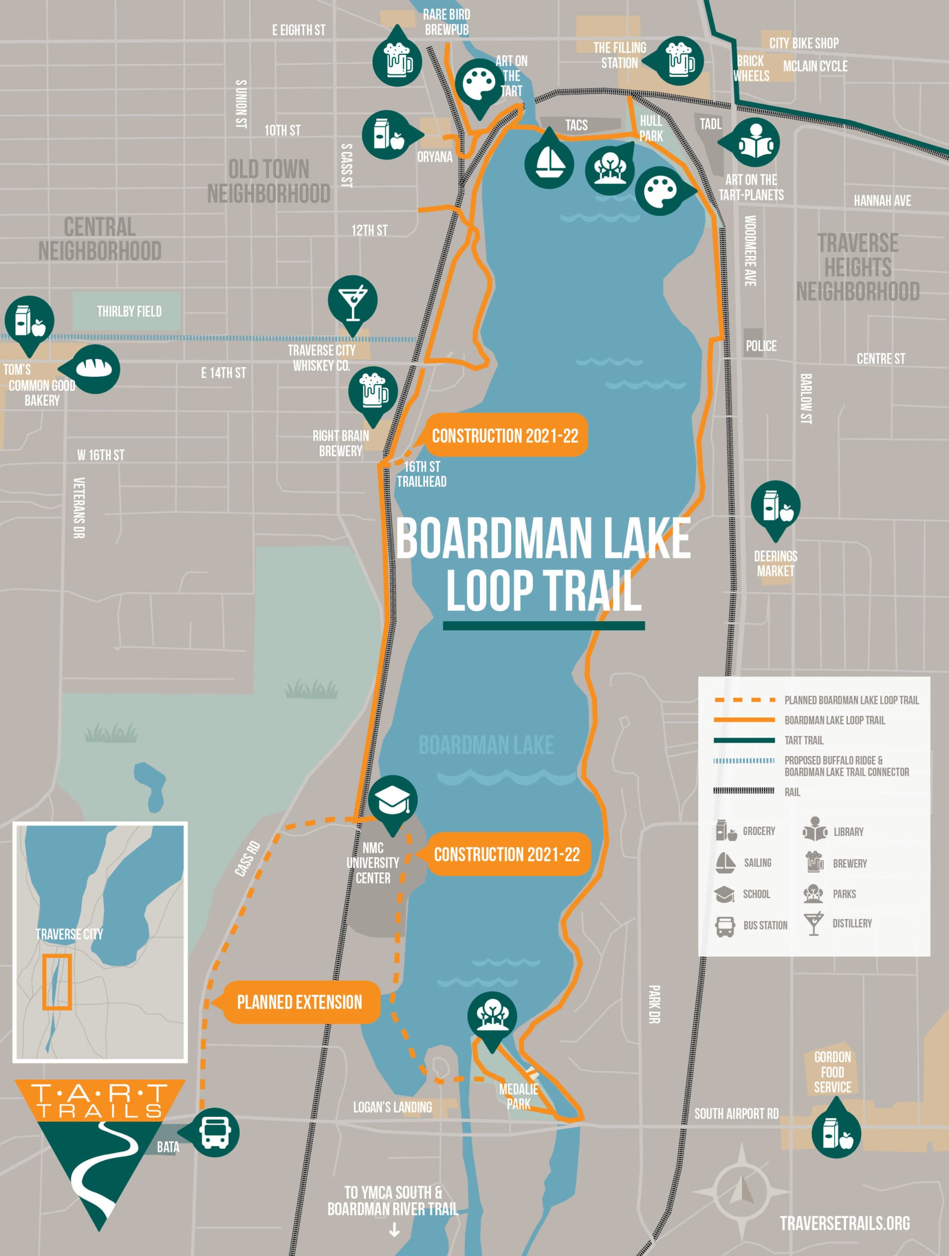 Boardman Lake Loop, vital year round trail for Traverse City