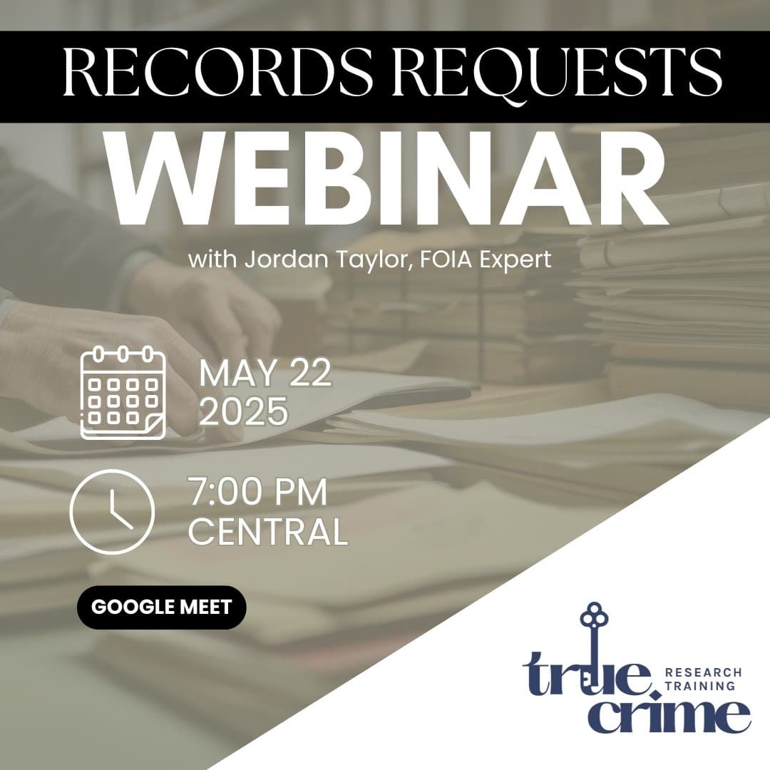 Practical guide for hobbyist true-crime researchers on ethical methods