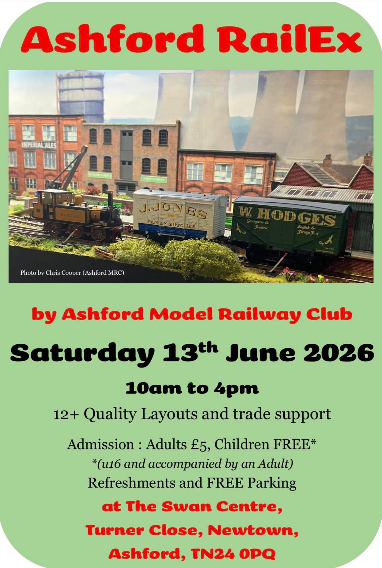 Ashford Railex returns with layouts, trade support and family-friendly entry