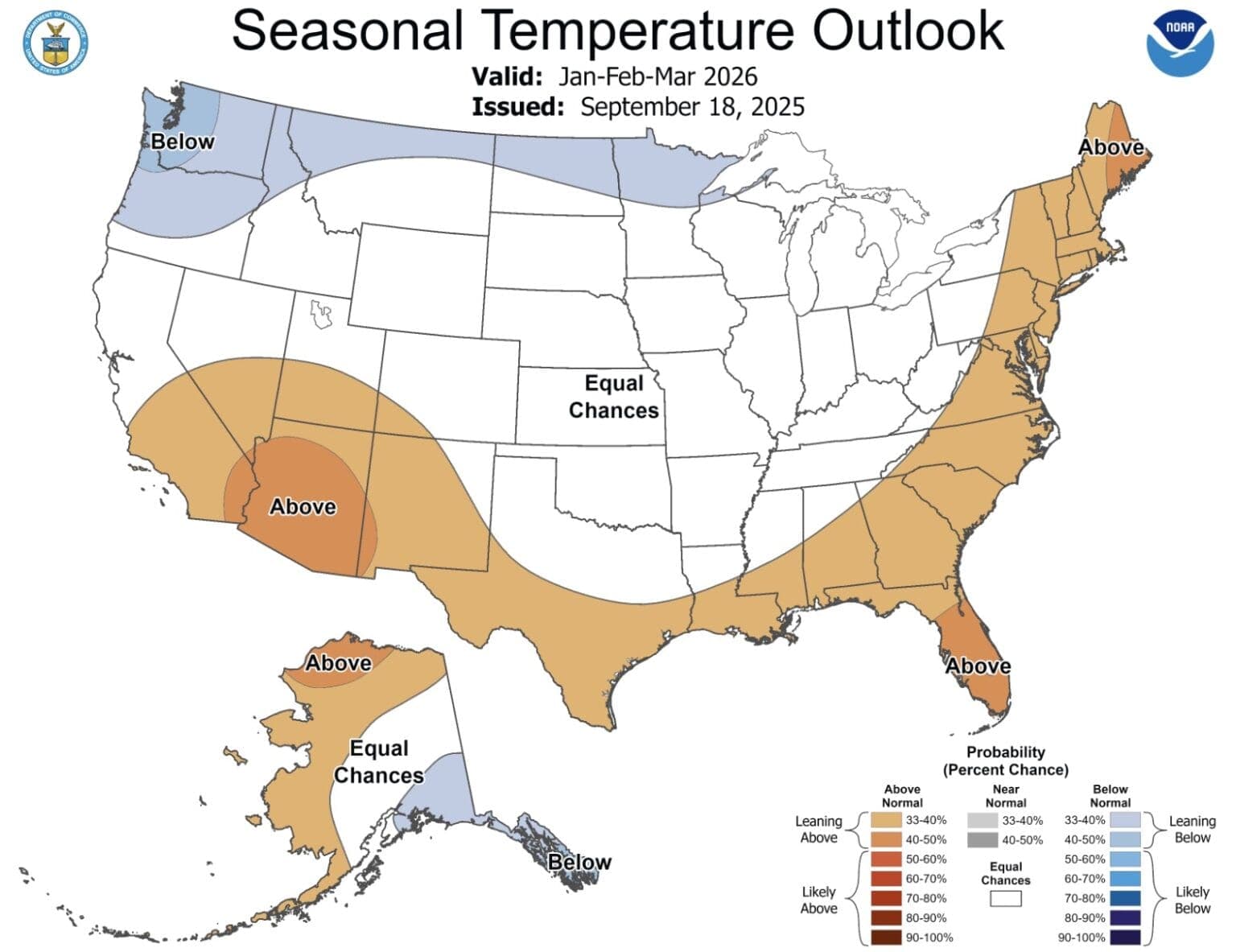 Apache County Among Areas with Warmest Meteorological Winter 2025-26