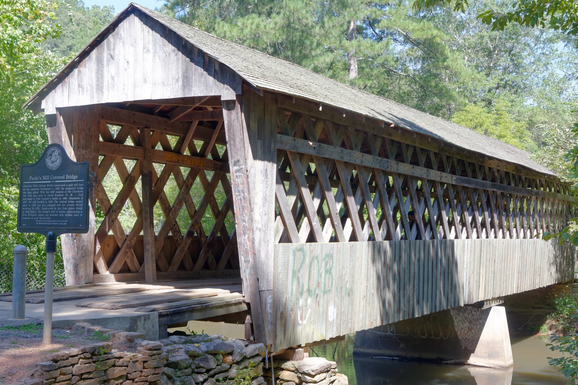 Poole’s Mill Park bridges Forsyth County’s history and outdoor beauty