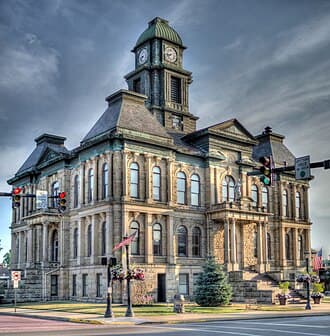 Historic Holmes County Courthouse Anchors Millersburg Community and Services