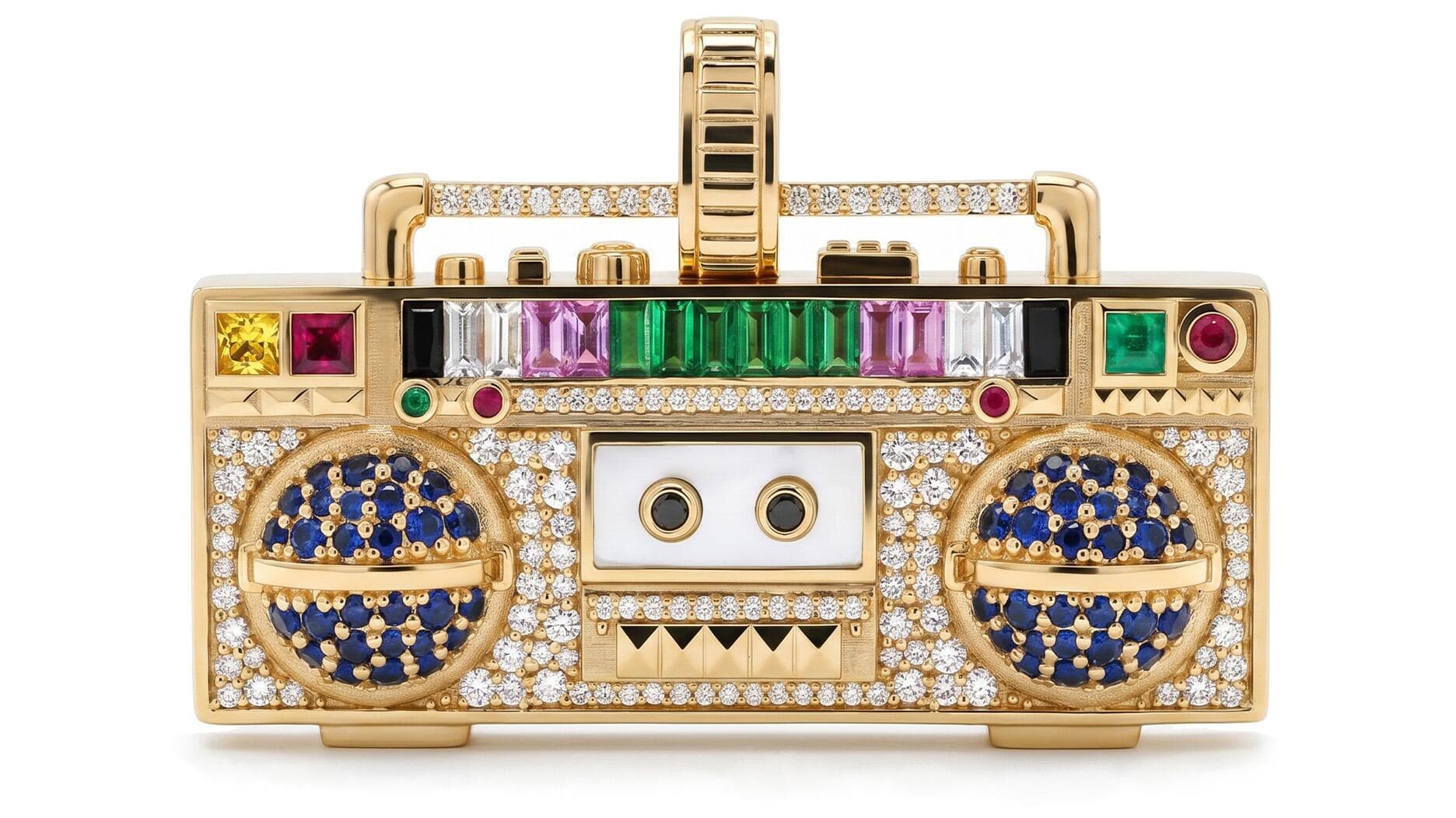 NeverNot boombox pendant brings playful nostalgia to Las Vegas jewelry week