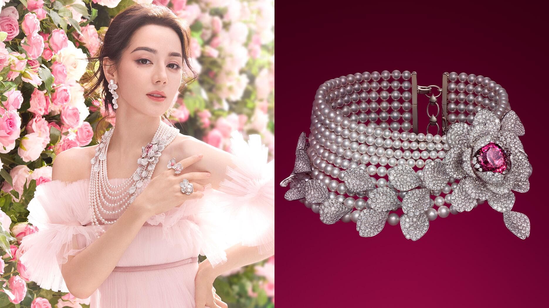 Mikimoto unveils Les Pétales, pearl high jewelry inspired by rose petals
