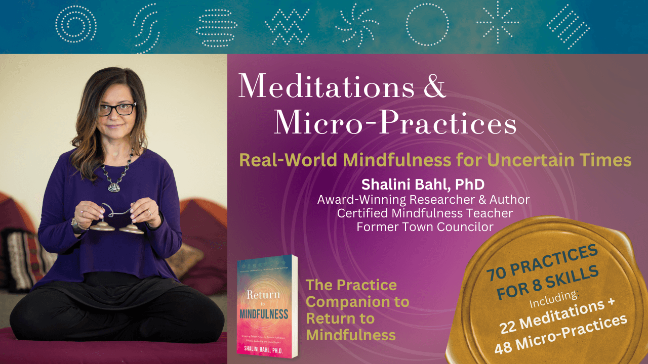 Micro-practices help pause automatic choices, says mindfulness teacher