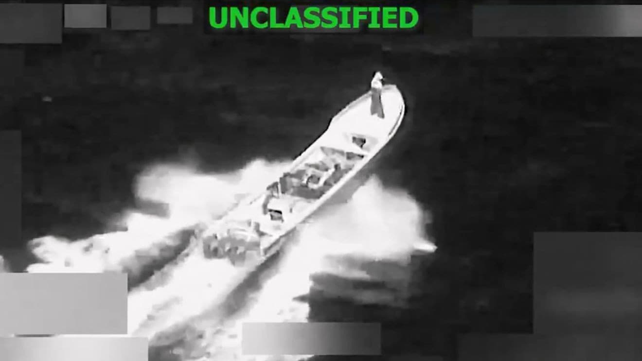 U.S. strike kills three on alleged drug boat in Eastern Pacific