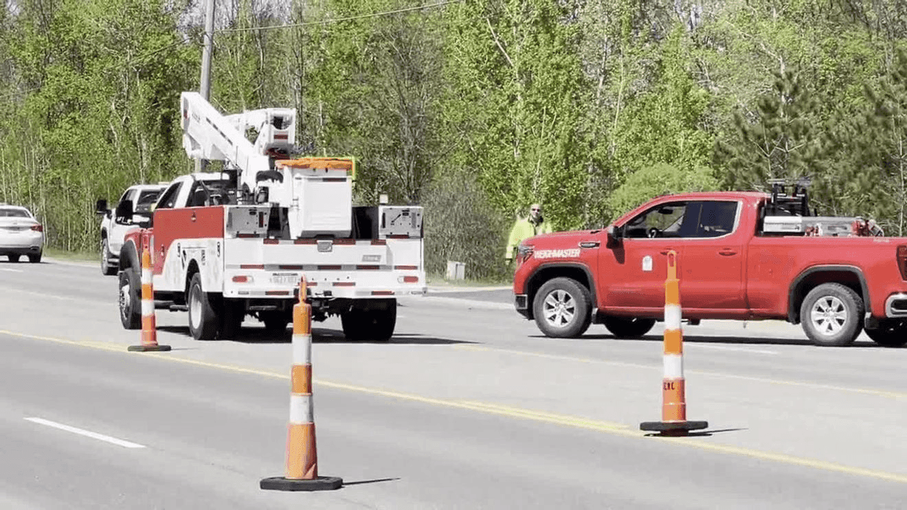 Road washout shuts down Garfield Road in Grand Traverse County