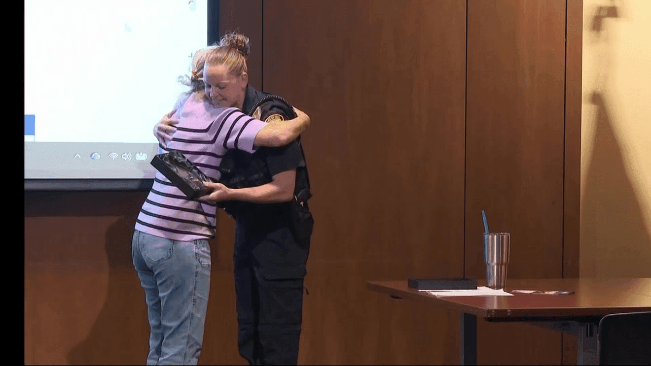 Traverse City officer honored for mental health crisis response work