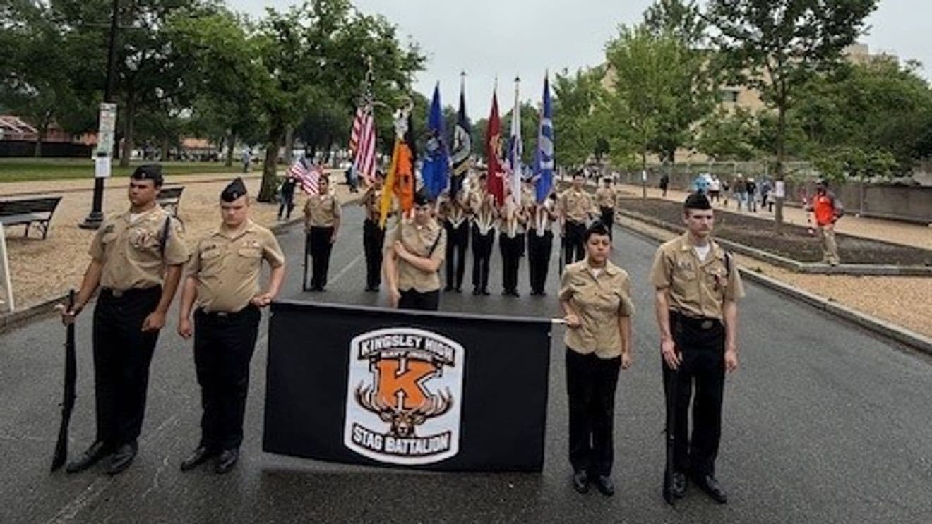 Kingsley JROTC cadets honor Memorial Day in Washington, D.C.