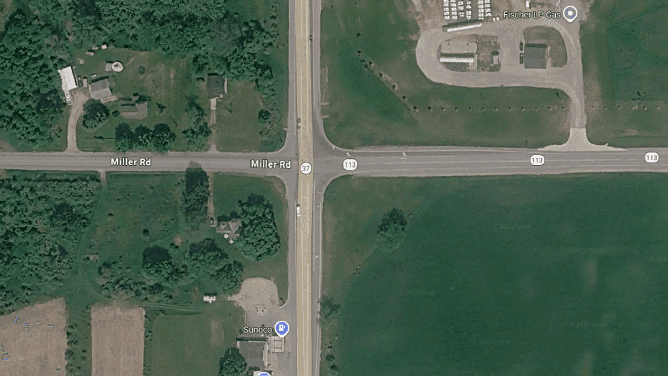 Cadillac man dies in three-vehicle crash near M-37 and M-113