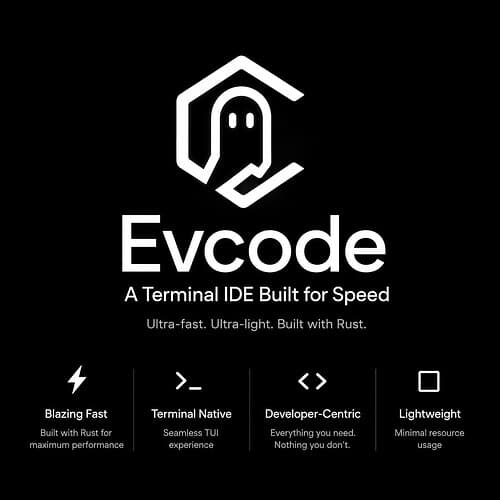 Evcode 1.0.0 brings async terminal IDE to Rust developers
