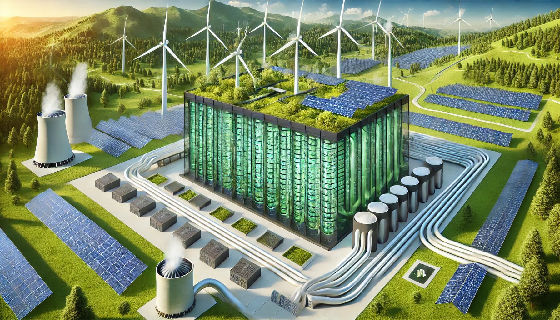 Microsoft data center expansion puts key clean power goal at risk