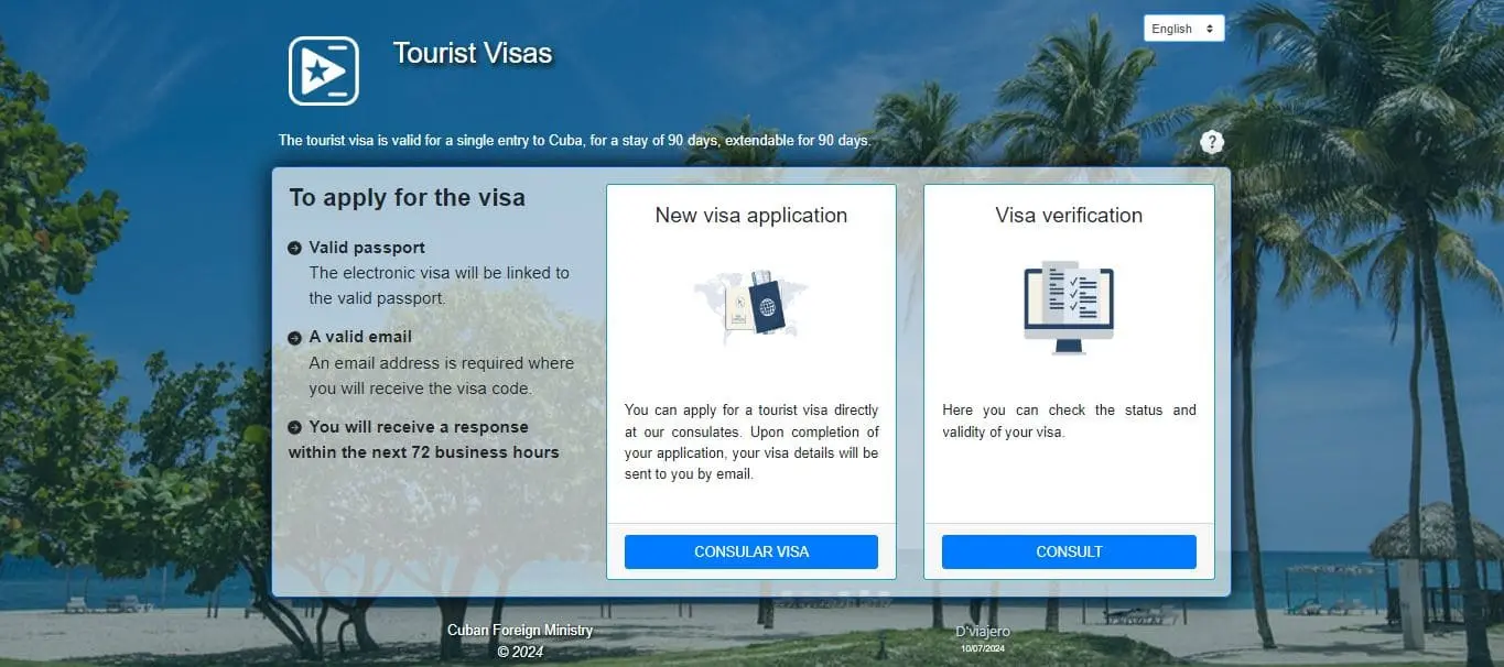 Cuba Launches Official eVisa Portal evisacuba.cu Live in English and Spanish
