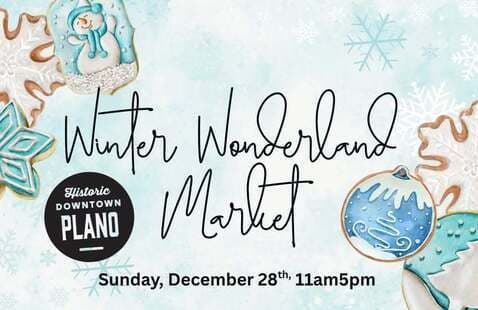 Winter Wonderland Market Draws Shoppers to Downtown Plano, Boosts Small Sellers