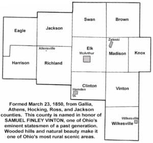 Vinton County place names reveal clues to its 19th-century past