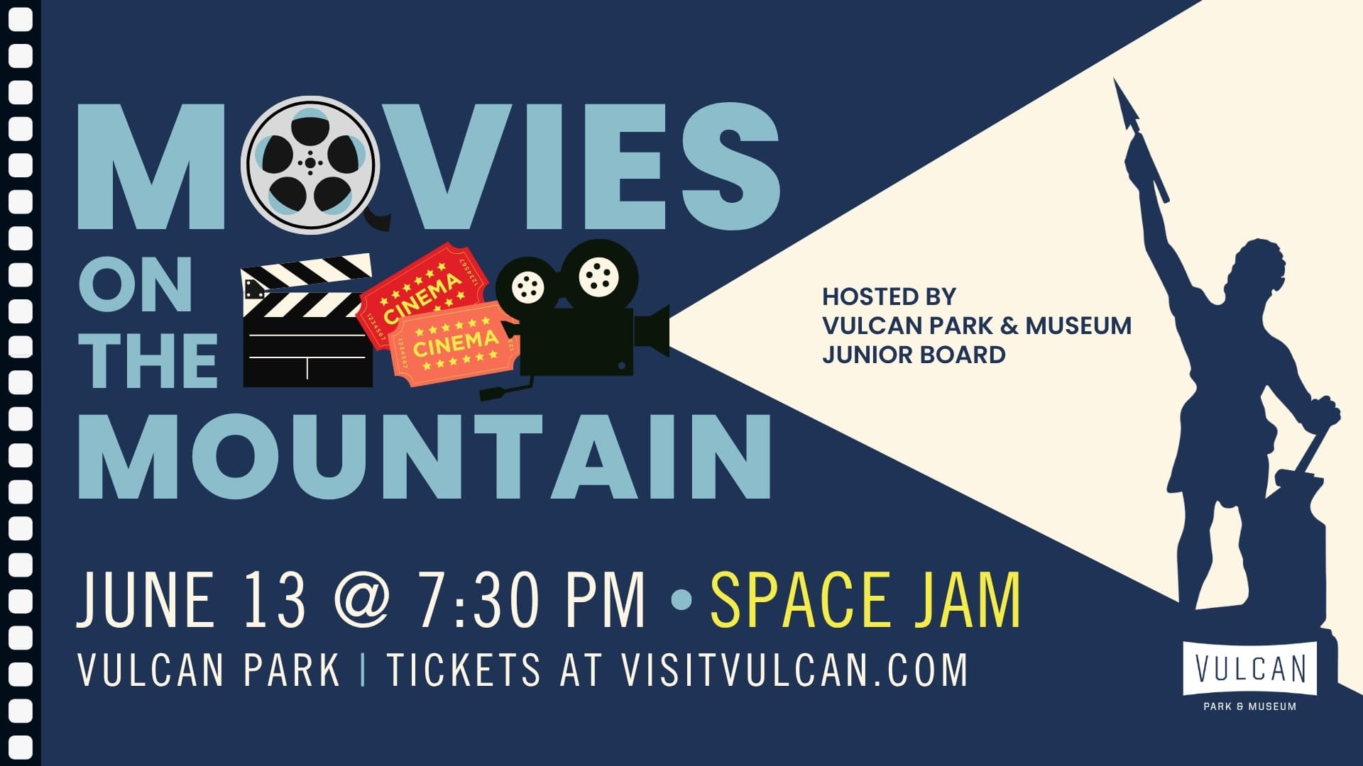 Movies on the Mountain brings Space Jam to Vulcan Park