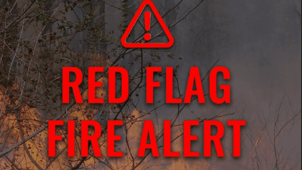 Red Flag Fire Alert includes Bamberg County and 32 others