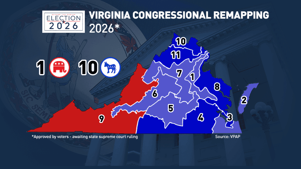 Virginia seeks to pause ruling blocking Democrat-backed congressional map redraw