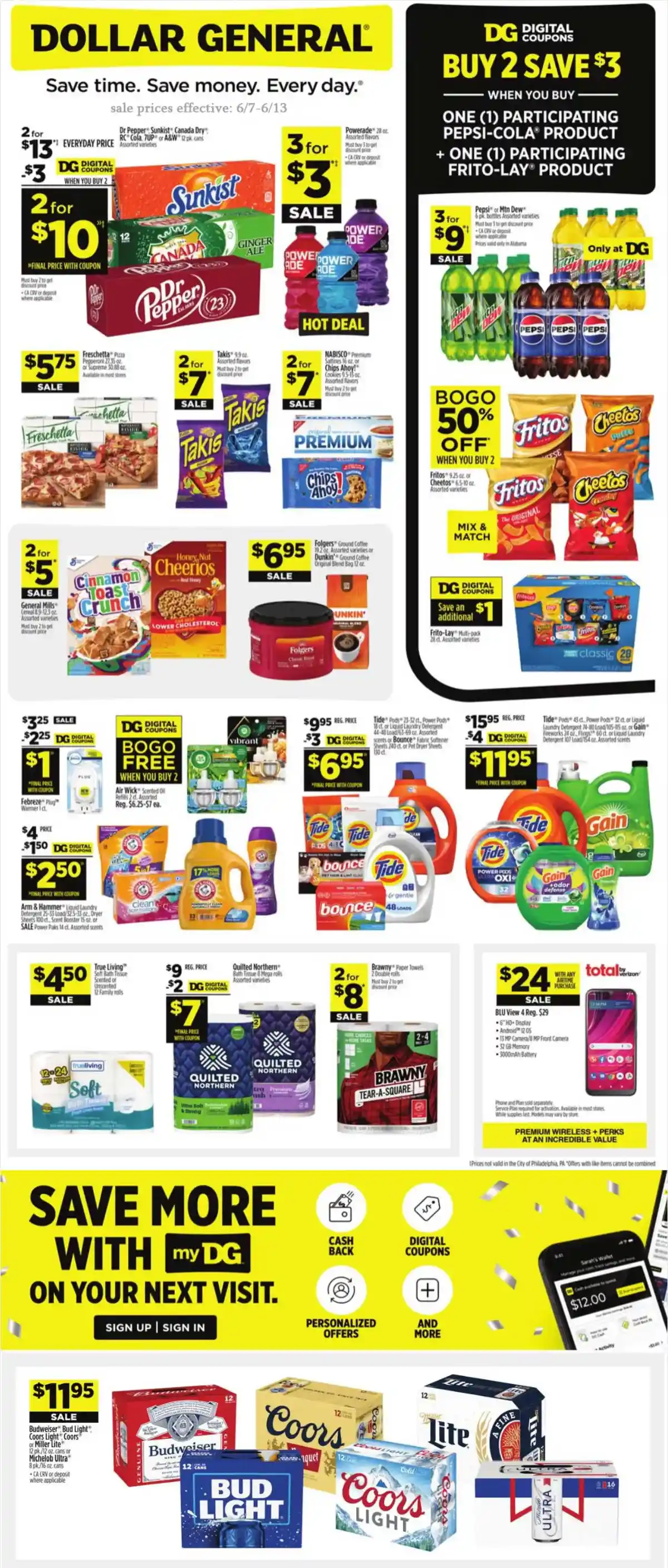 Dollar General maps June savings event week by week through July 4