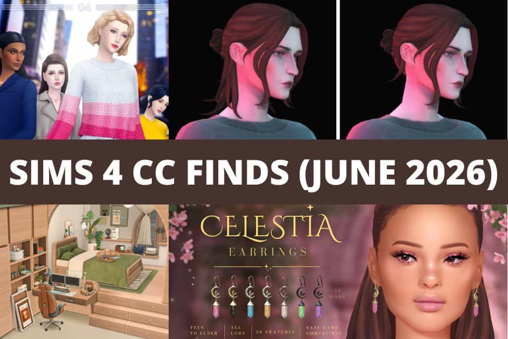 June Sims 4 CC roundup adds hair, fashion, and furniture