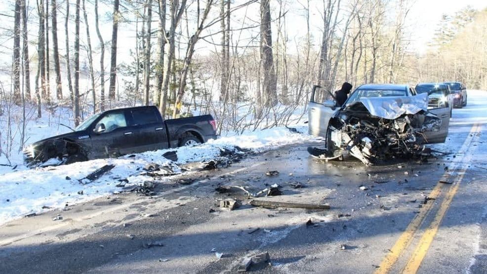 Head-On Crash on Route 196 at Merrymeeting Bridge Kills Passenger, Injures Two