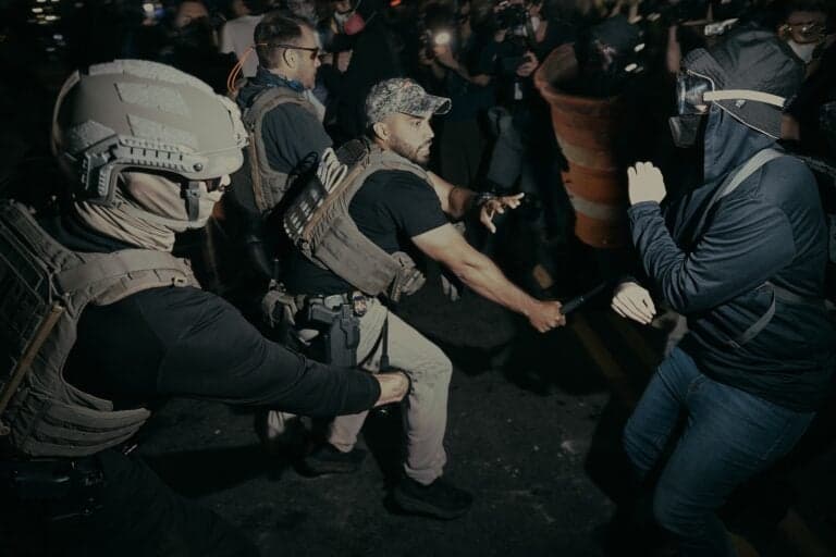 Protests and arrests escalate outside Newark ICE detention center