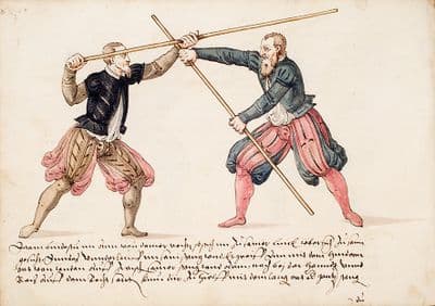 Five Master Strikes that define German longsword fencing