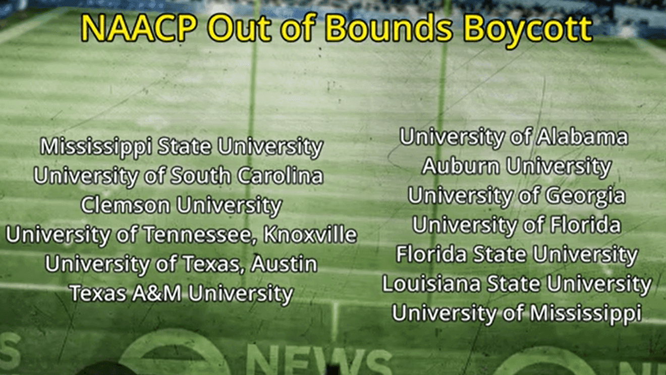 NAACP urges boycott of Southern universities over Black voting rights