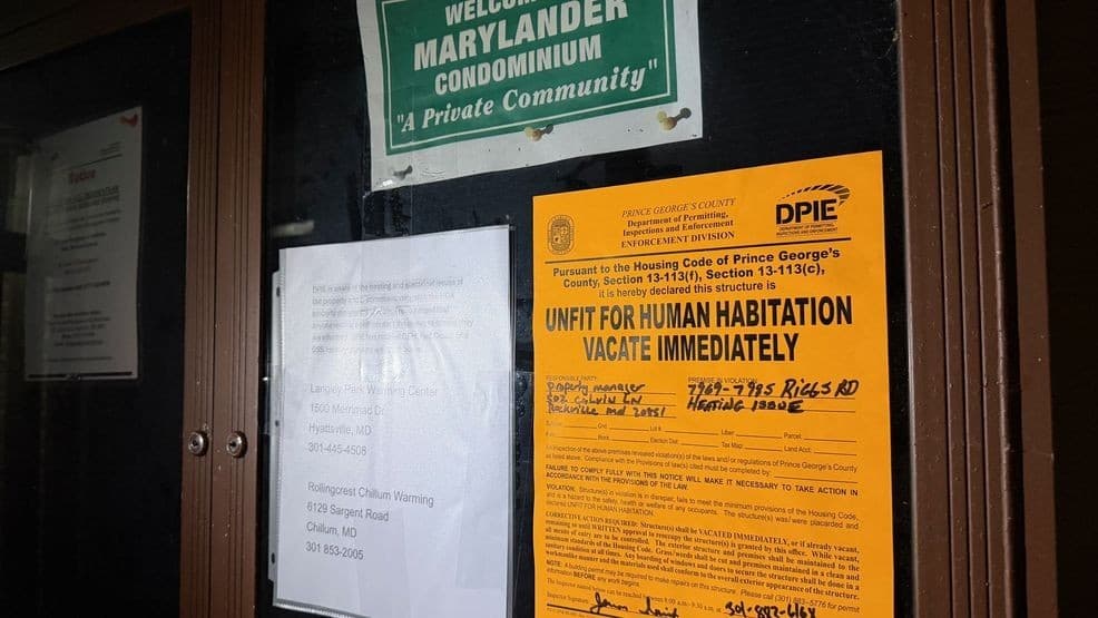 County Refuses Loan Guarantee, Judge Orders Evacuation of Marylander Condos