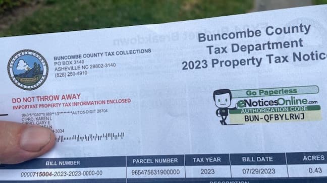 Buncombe Property Tax Deadline Nears, Residents Urged to Prepare