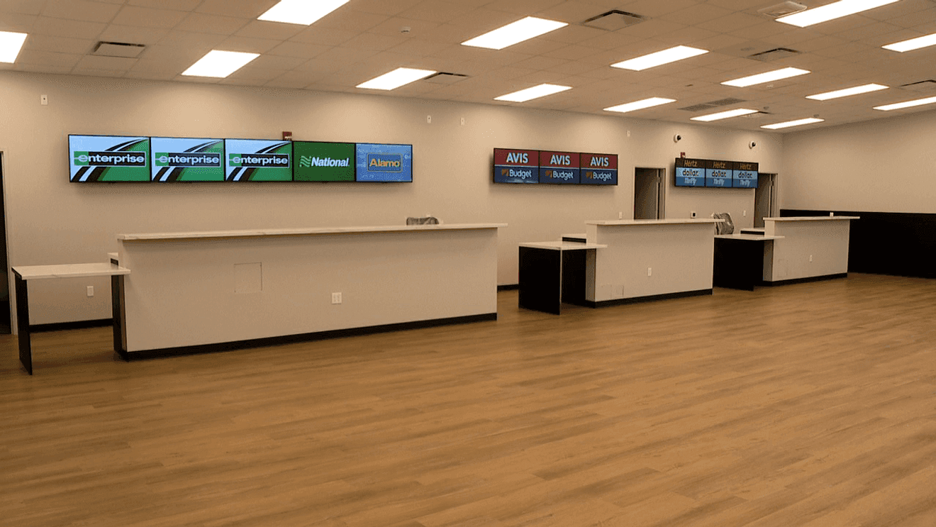 Asheville Regional Airport moves rental car counters indoors May 20