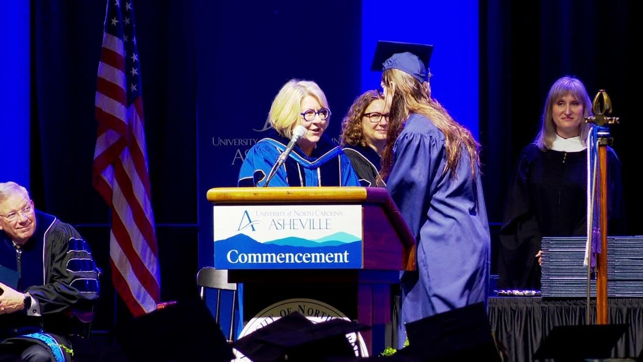 UNC Asheville graduates more than 400 students at Kimmel Arena