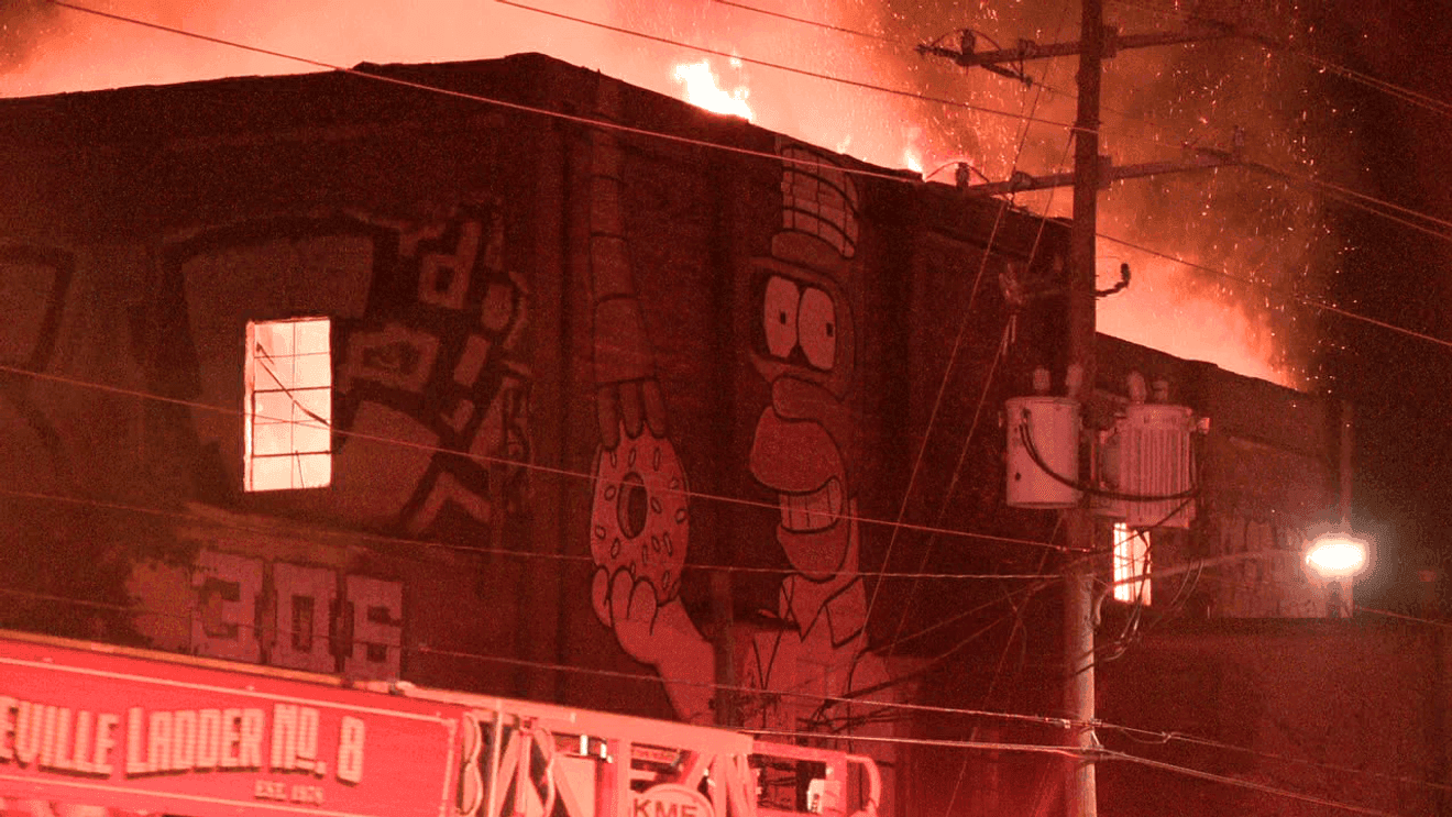 Late-night fire heavily damages future Salvage Station venue in Asheville